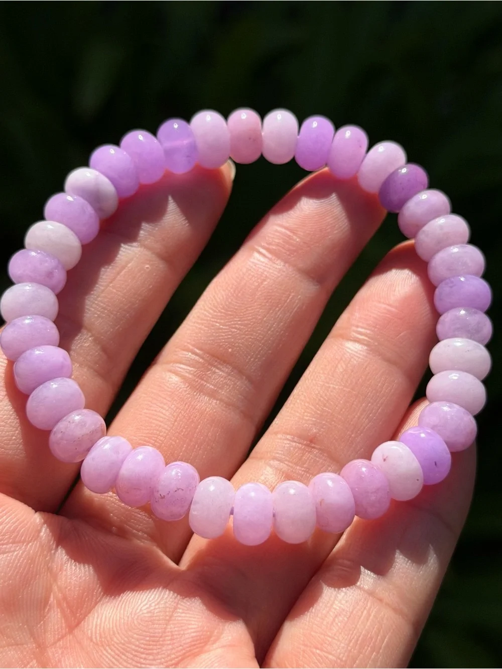 8mm stretchable donut shape dyed quartz bracelet 2215